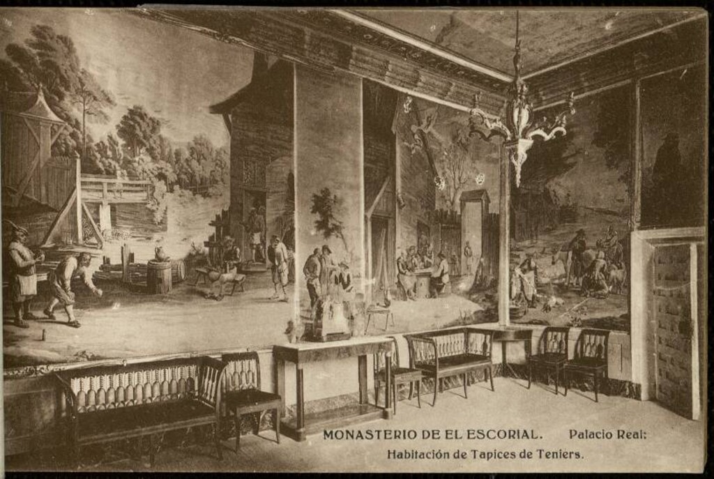 Miniatura de Monasterio de El Escorial. Palacio Real: Habitación de tapices de Teniers