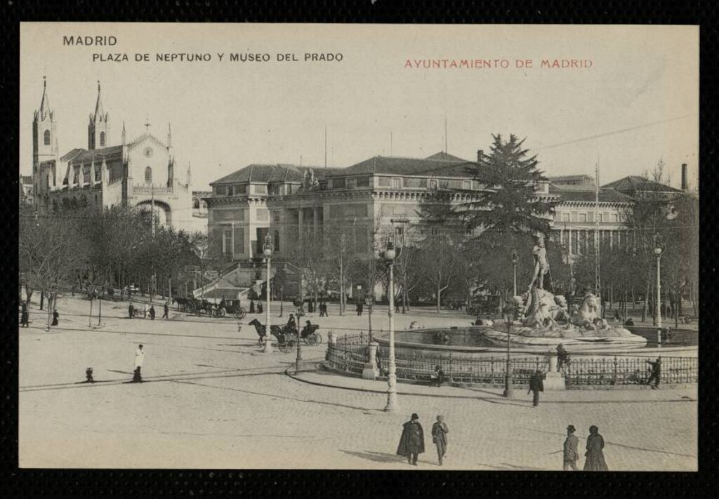 Miniatura de Plaza de Neptuno y Museo del Prado