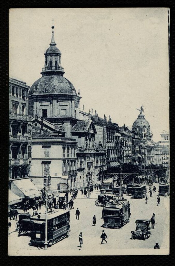 Miniatura de Calle de Alcalá e iglesia de las Calatravas