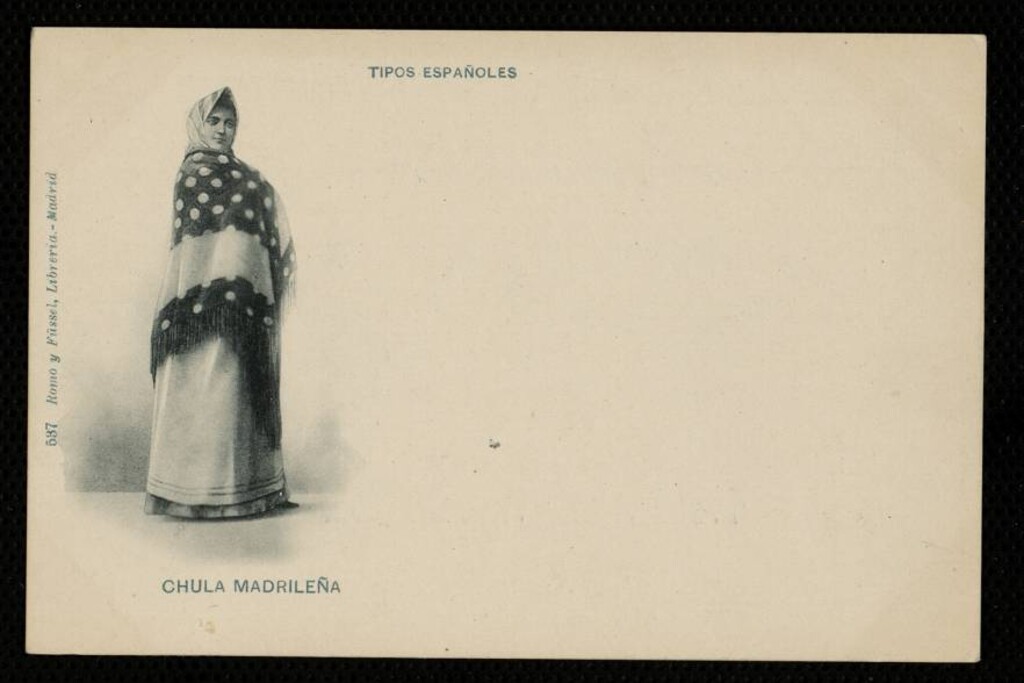 Miniatura de Tipos españoles: Chula madrileña