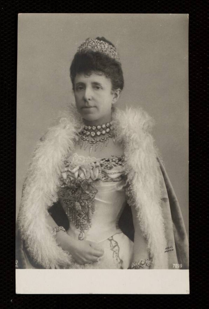 Miniatura de La Reina María Cristina