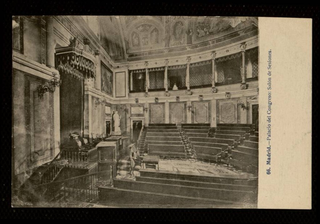 Miniatura de Palacio del Congreso. Salón de Sesiones