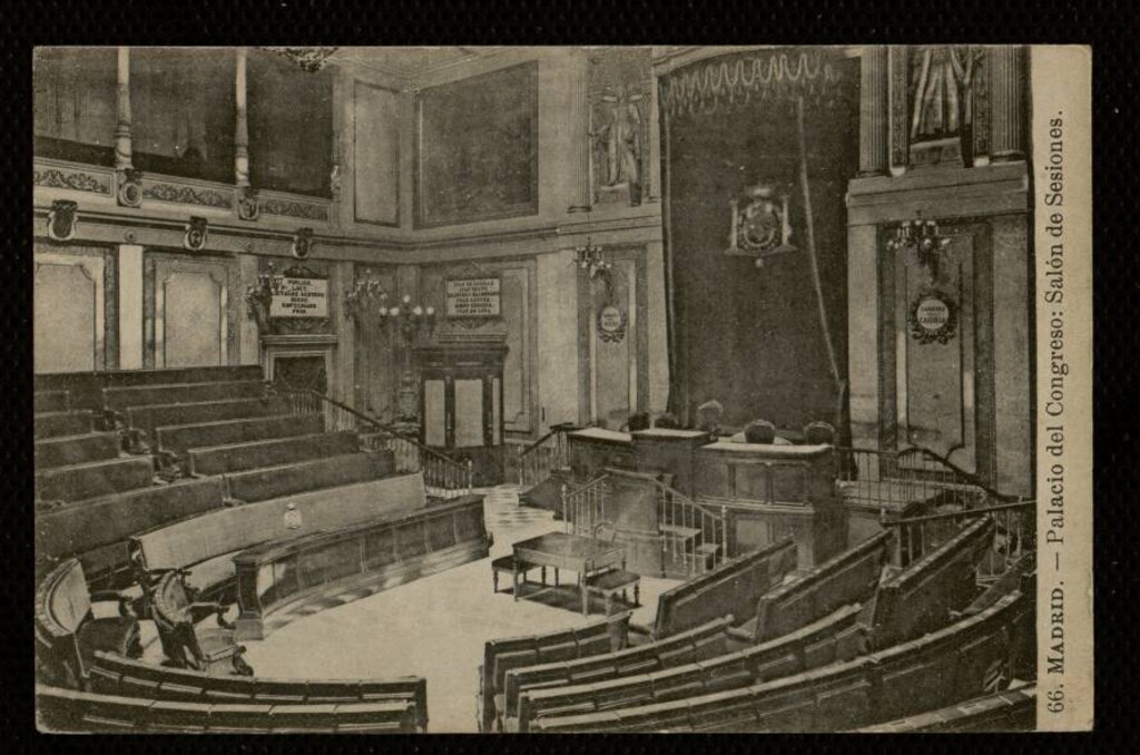 Miniatura de Palacio del Congreso. Salón de Sesiones