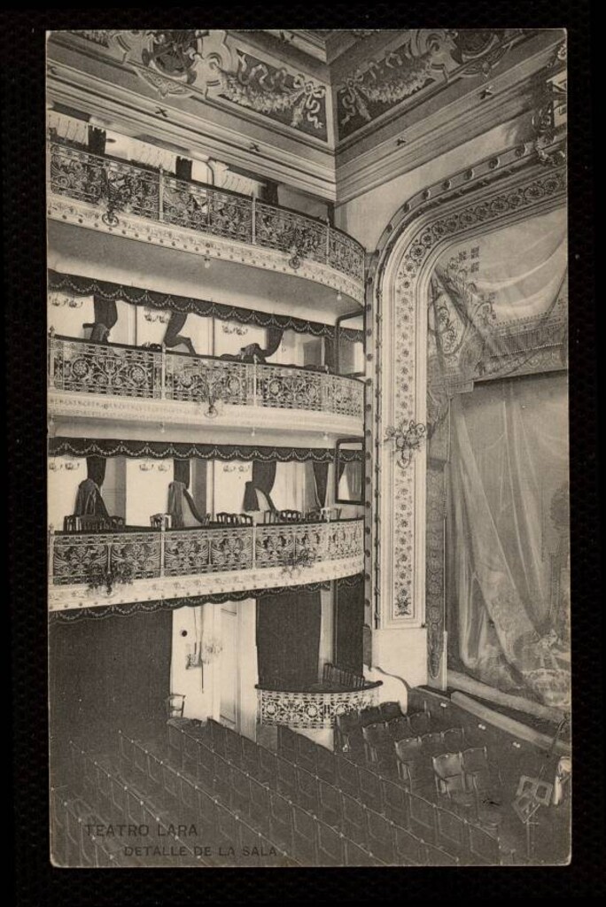 Miniatura de Teatro Lara. Detalle de la sala