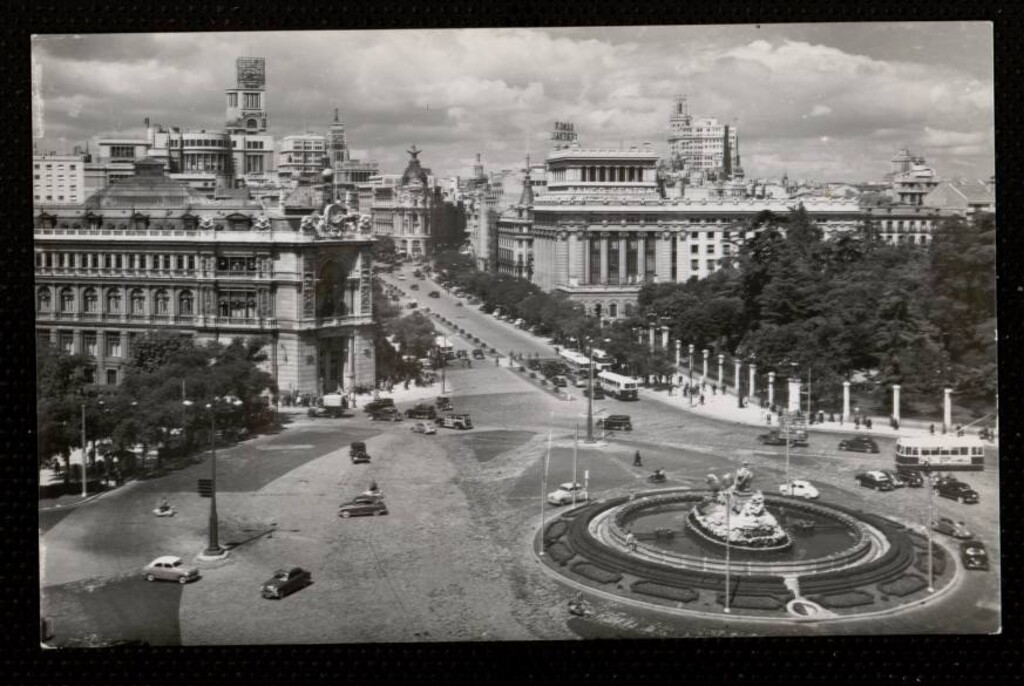 Miniatura de Cibeles y calle Alcalá