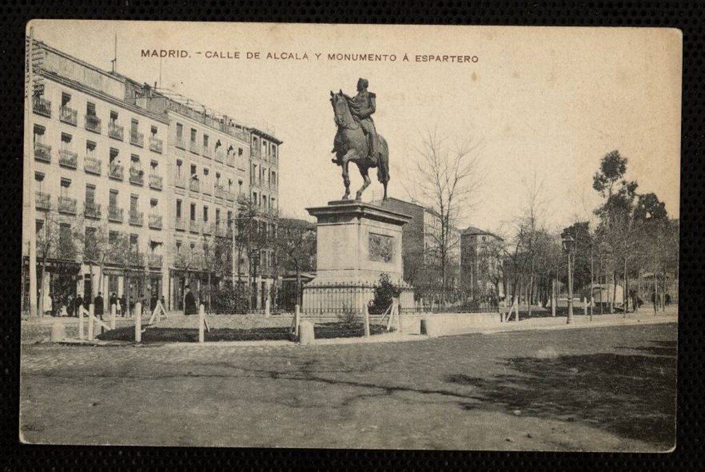 Miniatura de Calle de Alcalá y Monumento a Espartero