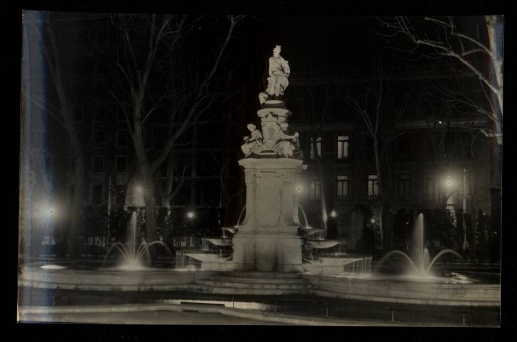 Miniatura de Paseo del Prado. Fuente de Apolo