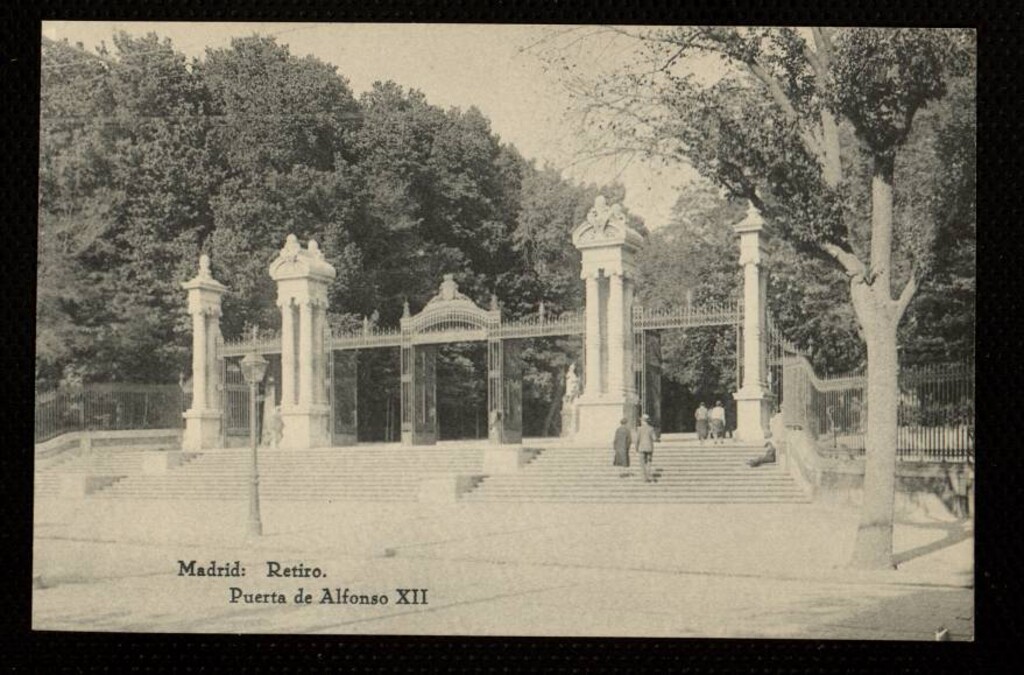Miniatura de Retiro. Puerta de Alfonso XII