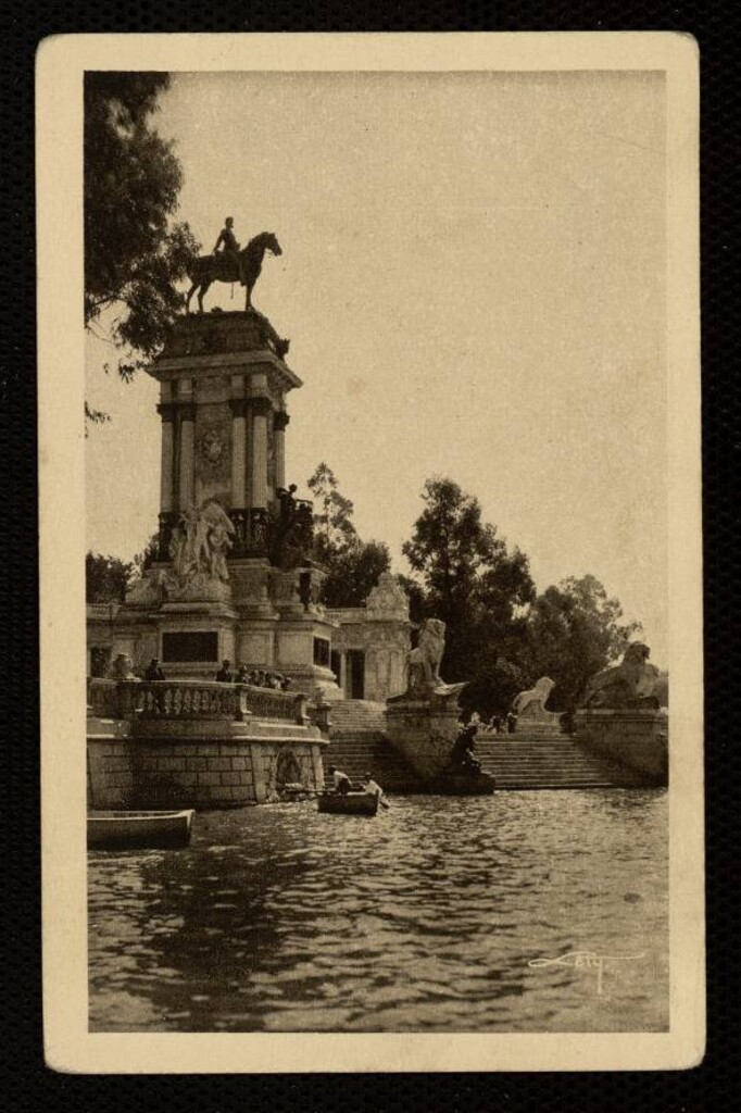 Miniatura de Monumento a Alfonso XII visto desde el estanque