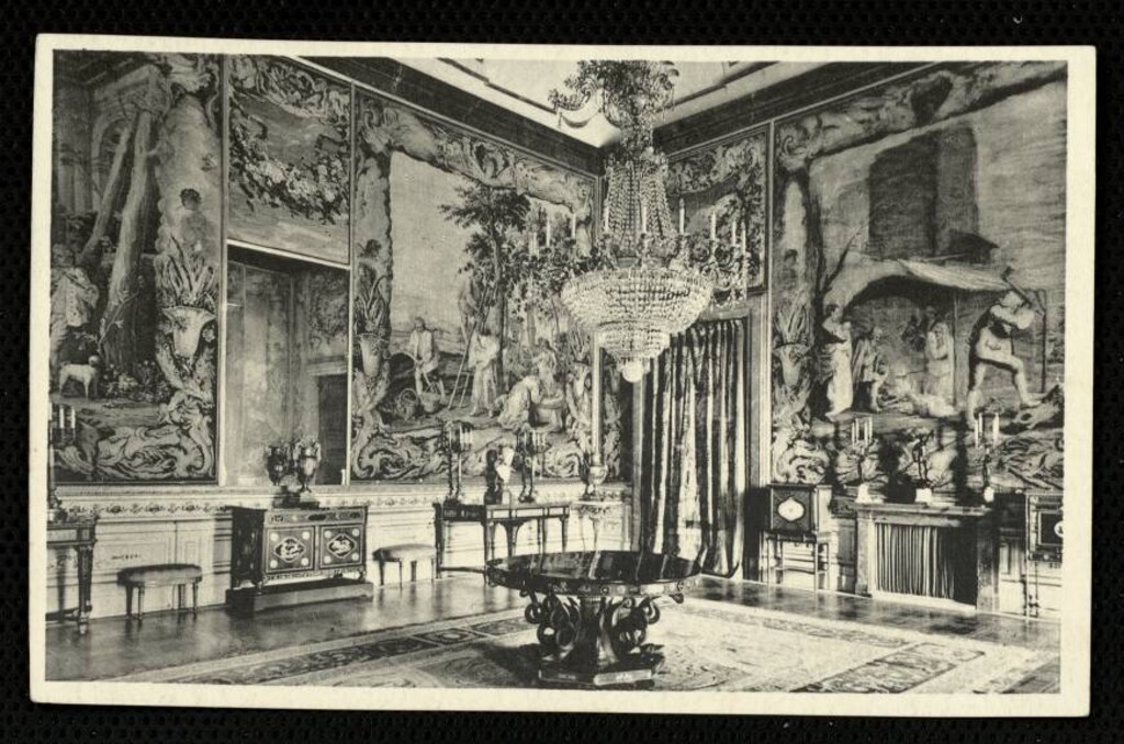 Miniatura de Palacio Nacional. Salón de María Cristina