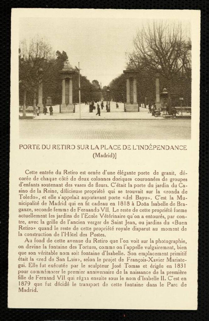 Miniatura de Porte du Retiro sur la Place de L´Indépendance