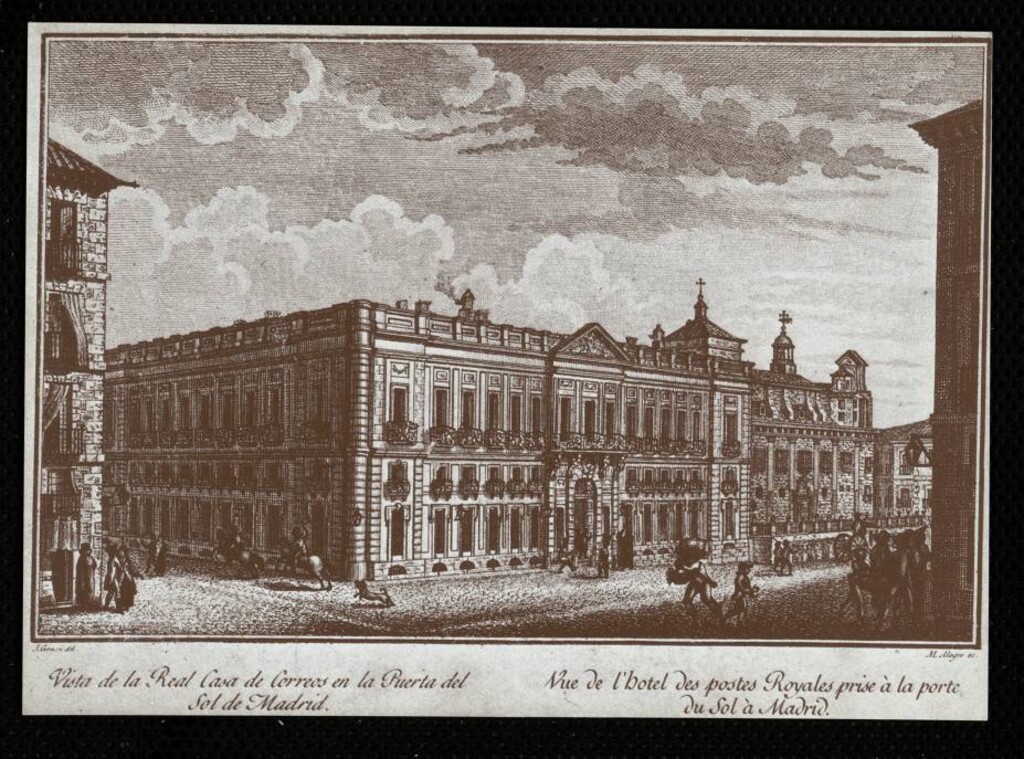 Miniatura de Vista de la Real Casa de Correos en la Puerta del Sol