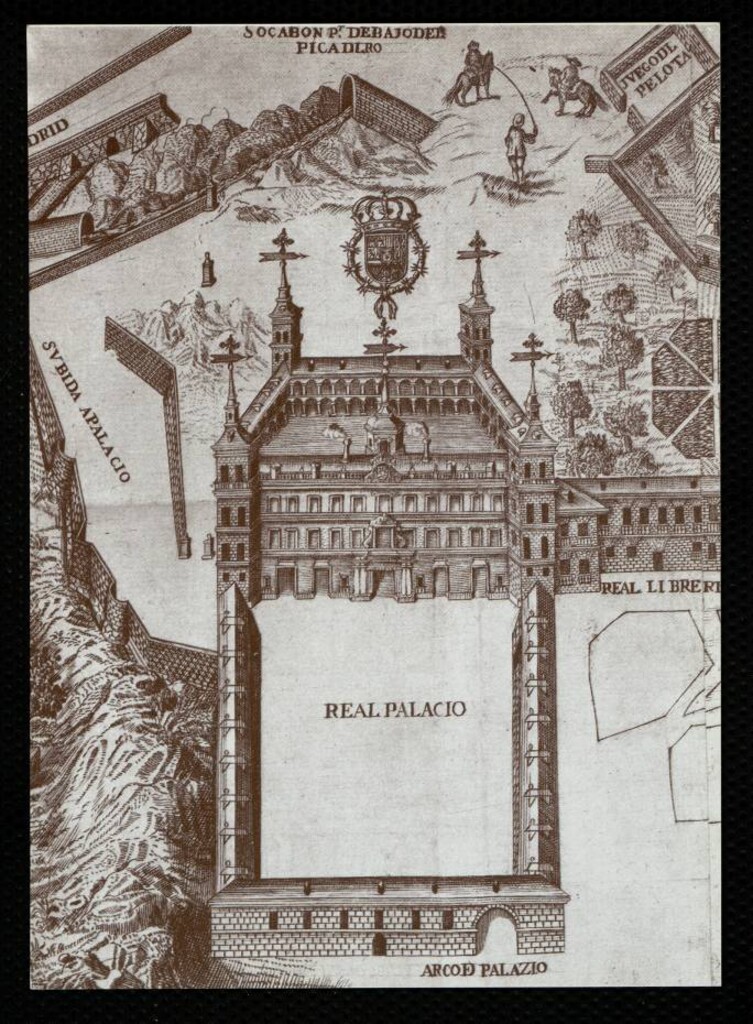 Miniatura de Grabado del Palacio Real