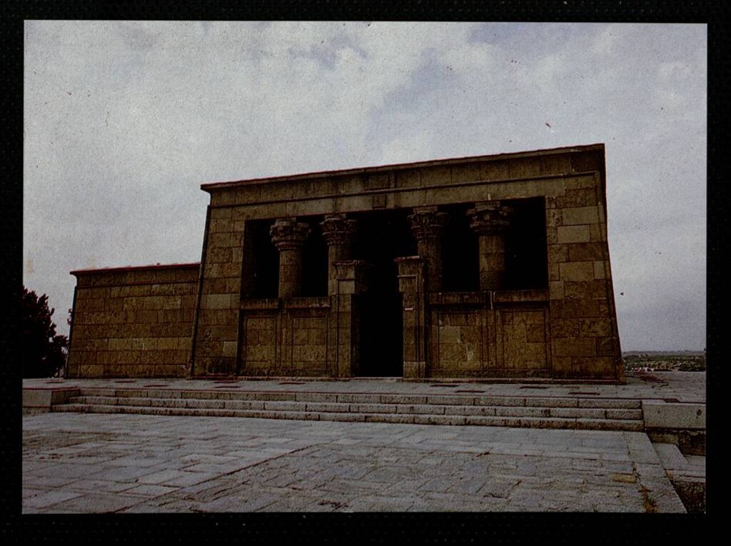 Miniatura de Fachada principal del Templo de Debod