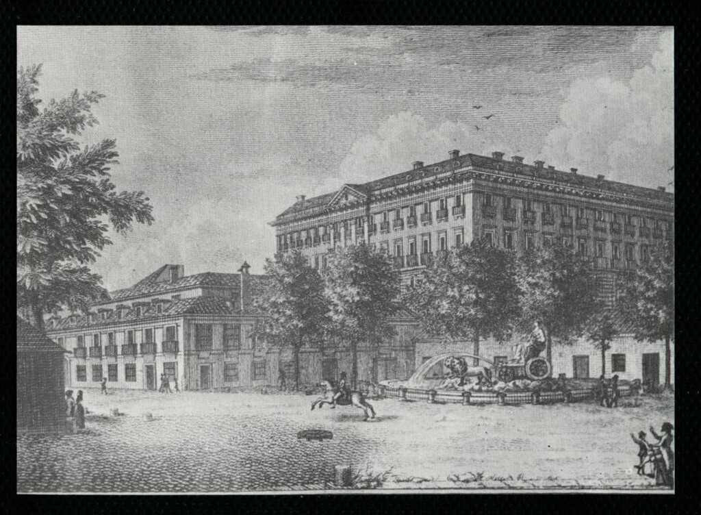 Miniatura de Palacio de Buena Vista desde el Prado de Madrid