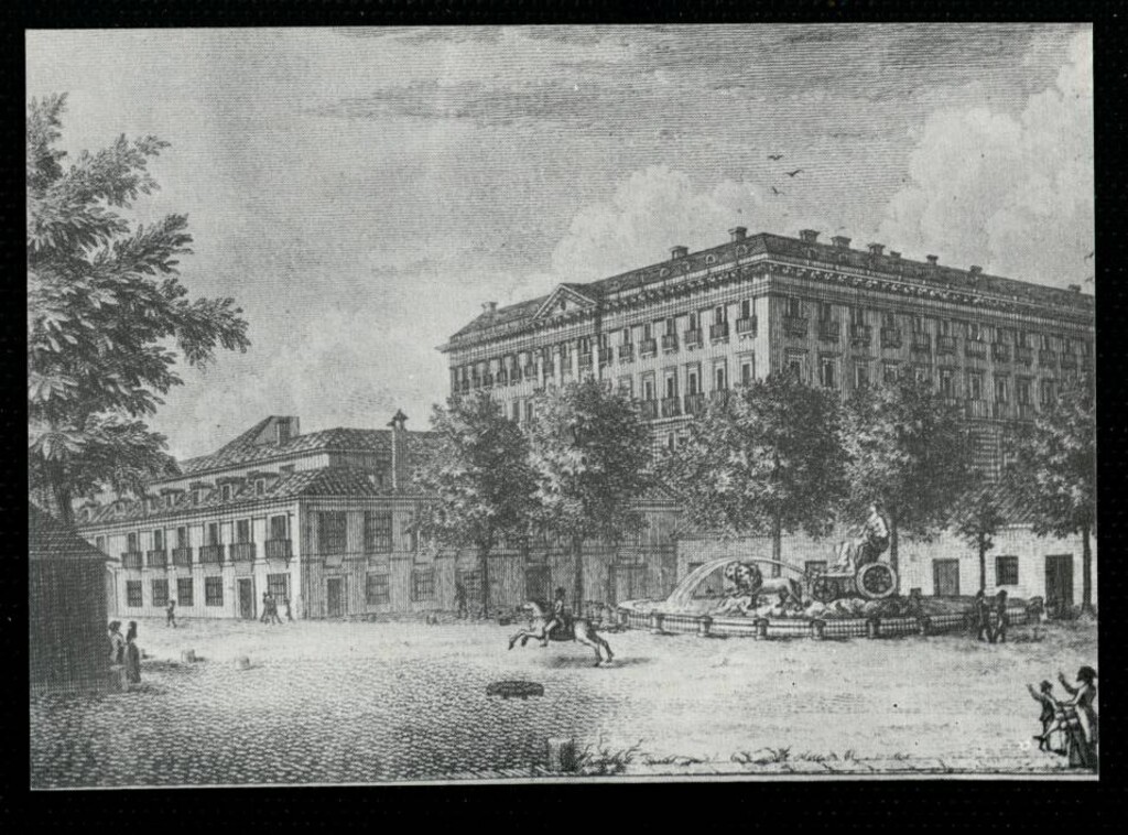 Miniatura de Palacio de Buena Vista desde el Prado de Madrid