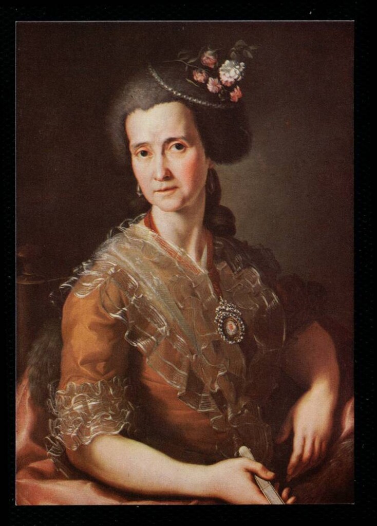 Miniatura de Retrato de Doña Manuela Tolosa, madre del pintor Zacarías González Velázquez