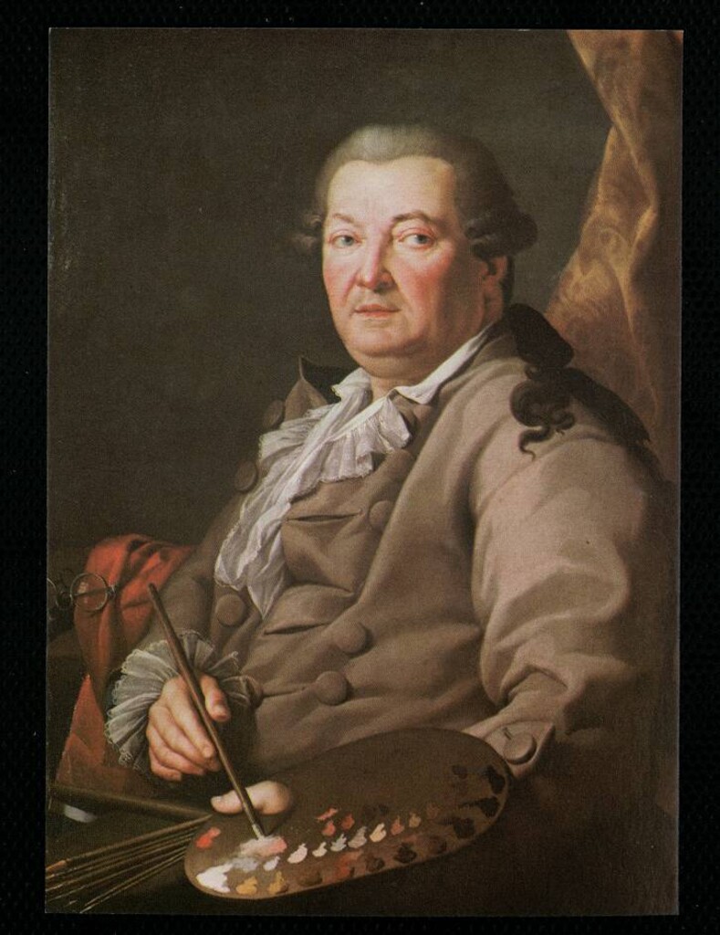 Miniatura de Autorretrato de Antonio González Velázquez