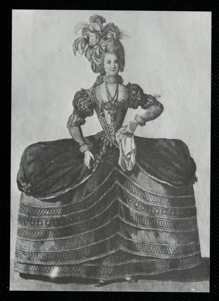Miniatura de Traje de teatro a la antigua española