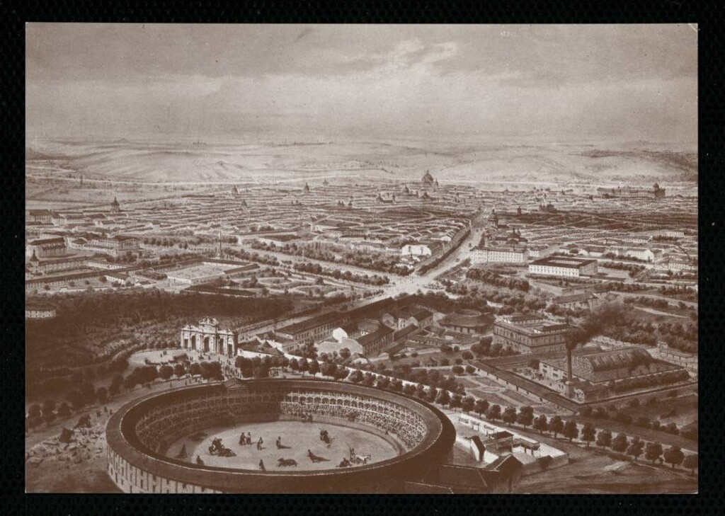 Miniatura de Vista de Madrid desde la puerta de Alcalá