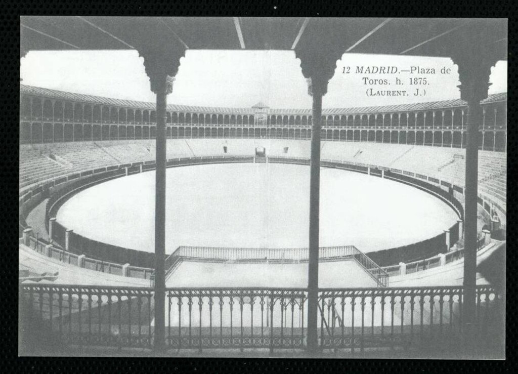 Miniatura de Plaza de Toros hacia 1875, de Jean Laurent