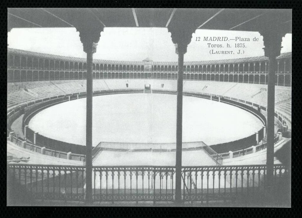 Miniatura de Plaza de Toros hacia 1875, de Jean Laurent