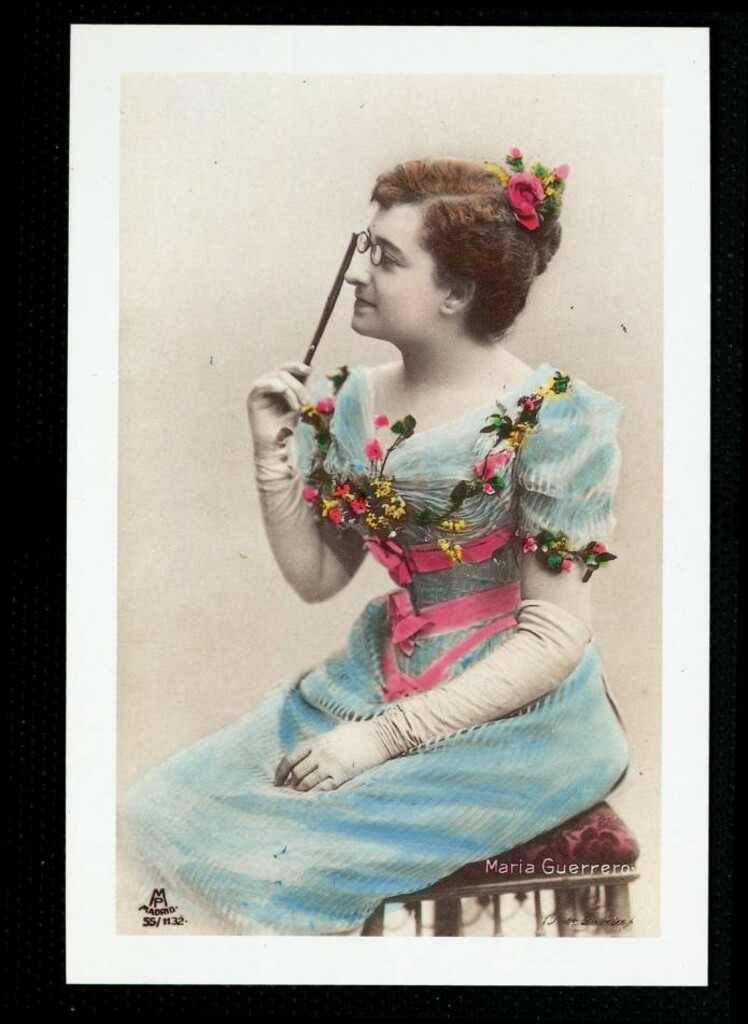 Miniatura de La actriz María Guerrero