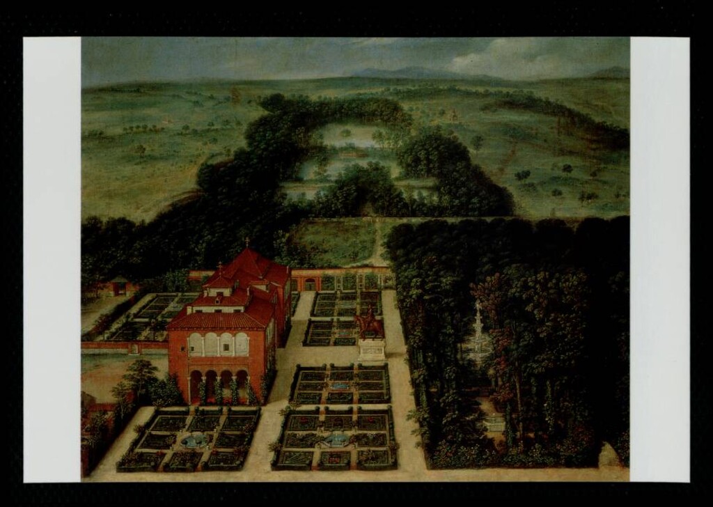 Miniatura de La Casa de Campo hacia 1640