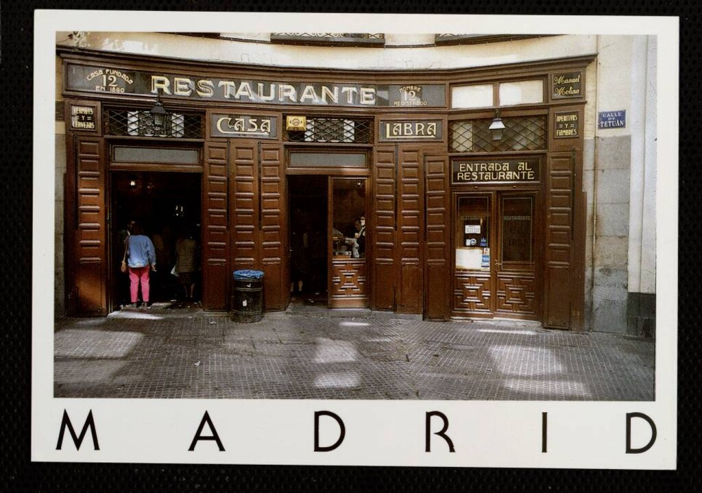 Miniatura de Restaurante Casa Labra, en la calle Tetuán nº 12