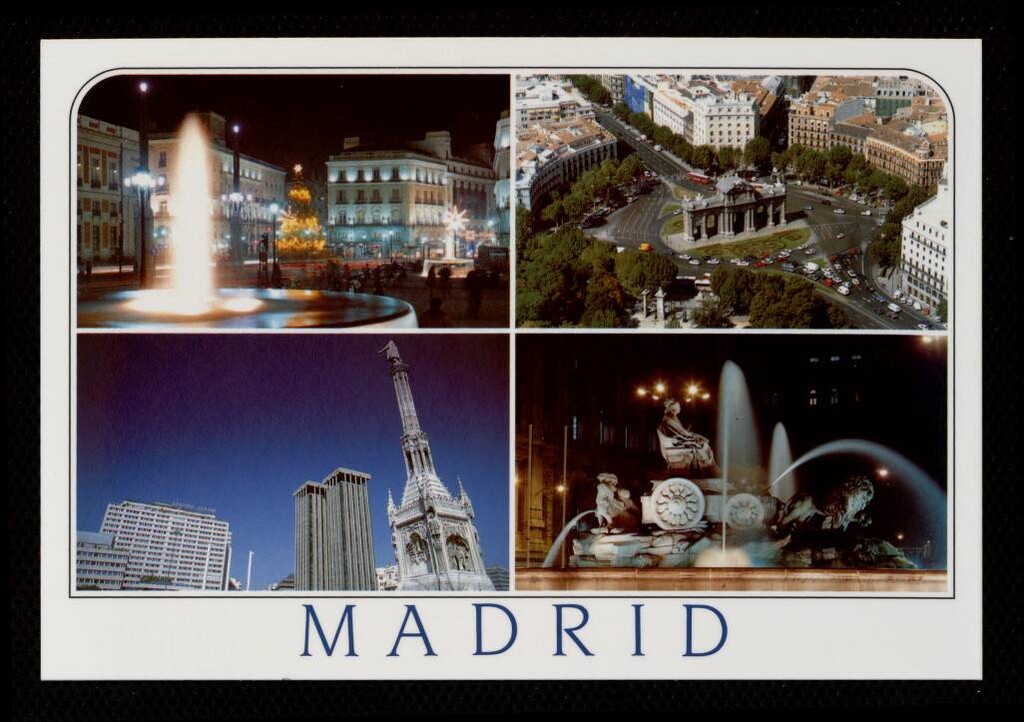 Miniatura de Puerta del Sol, Puerta de Alcalá, Plaza de Colón y Fuente de Cibeles