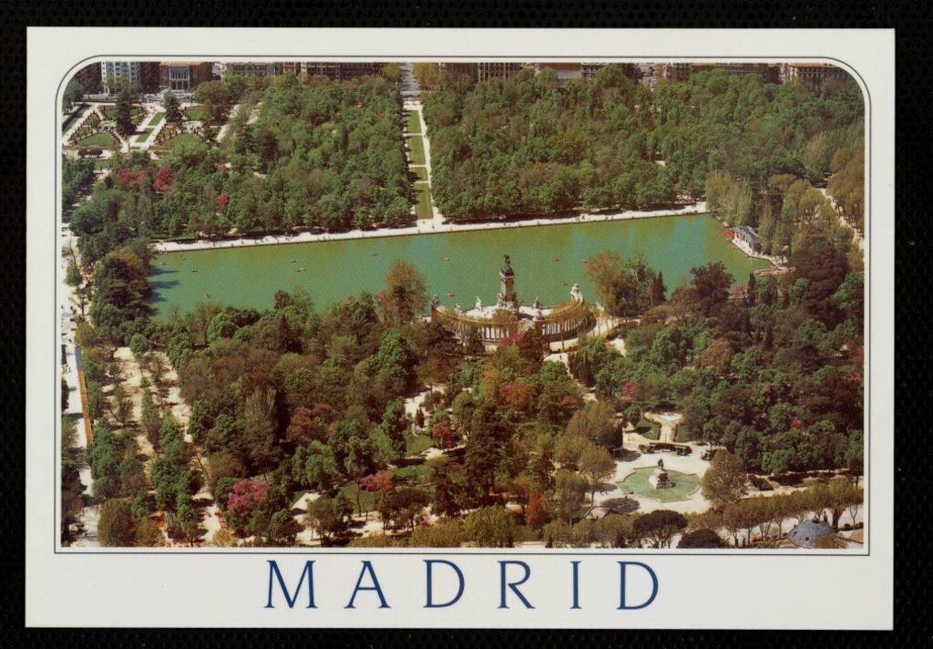 Miniatura de Jardines y estanque del Retiro (vista aérea)