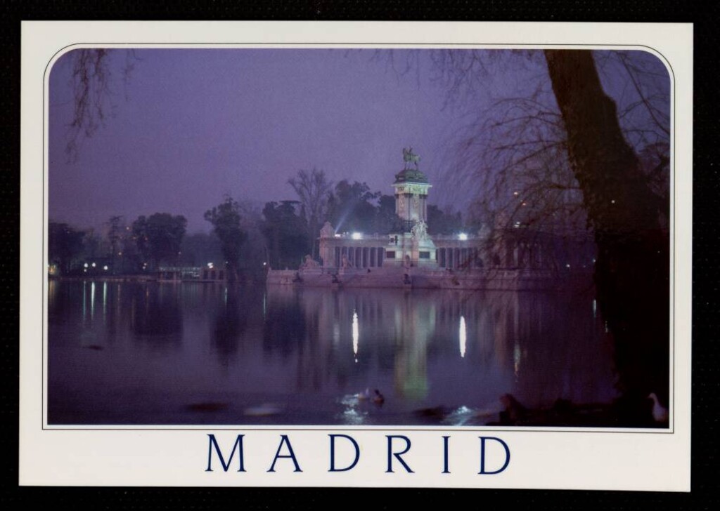 Miniatura de Estanque del Retiro (vista nocturna)