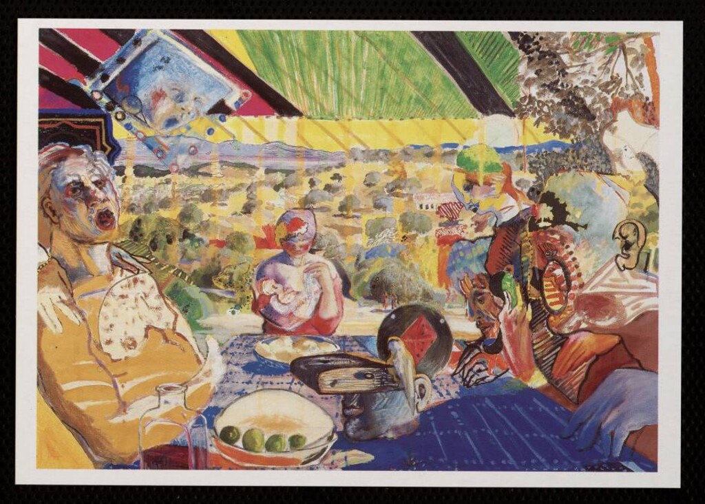 Miniatura de Colección Municipal de Arte Contemporáneo. La primera cena, de Carlos Franco