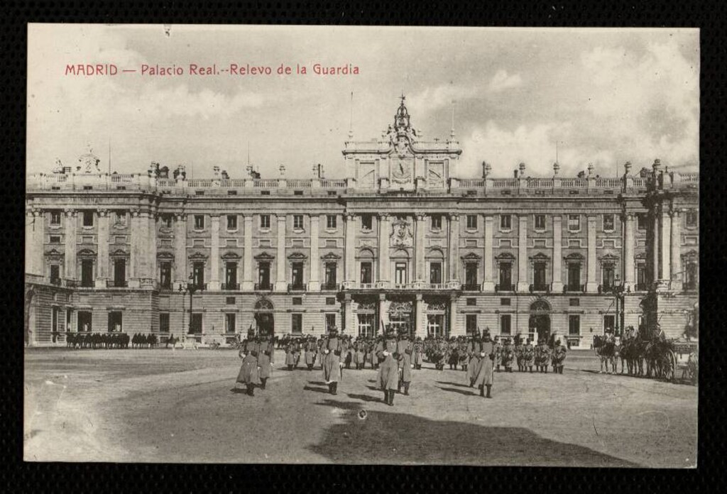 Miniatura de Palacio Real. Relevo de la Guardia