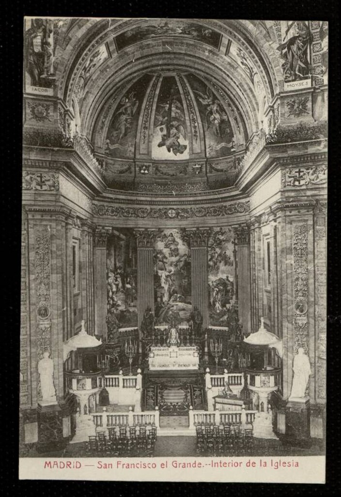 Miniatura de San Francisco el Grande. Interior de la Iglesia
