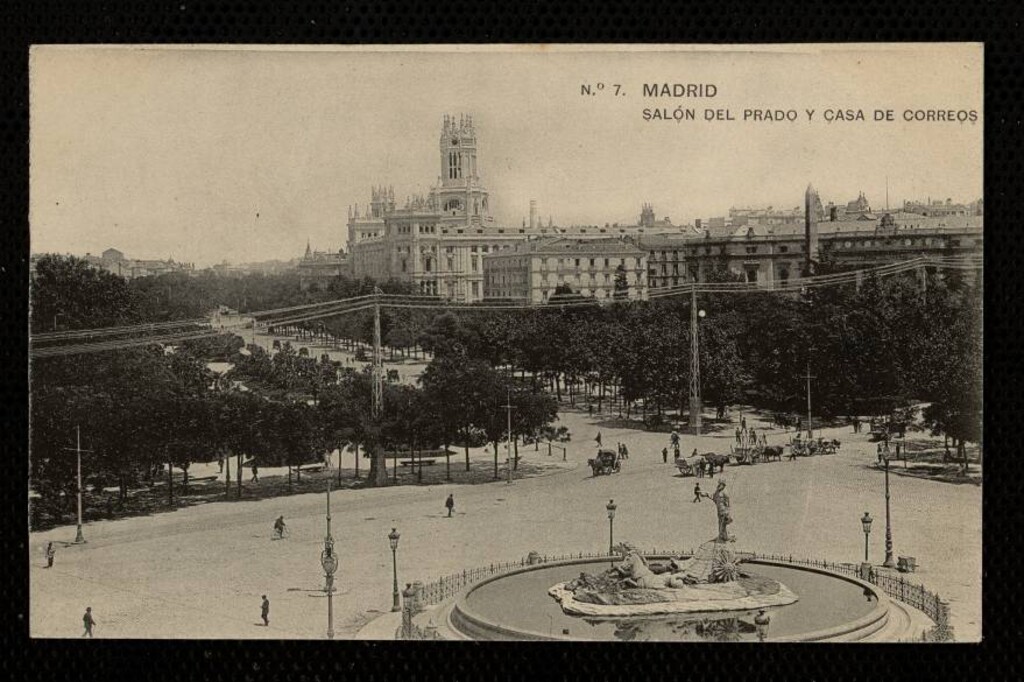 Miniatura de Salón del Prado y Casa de Correos