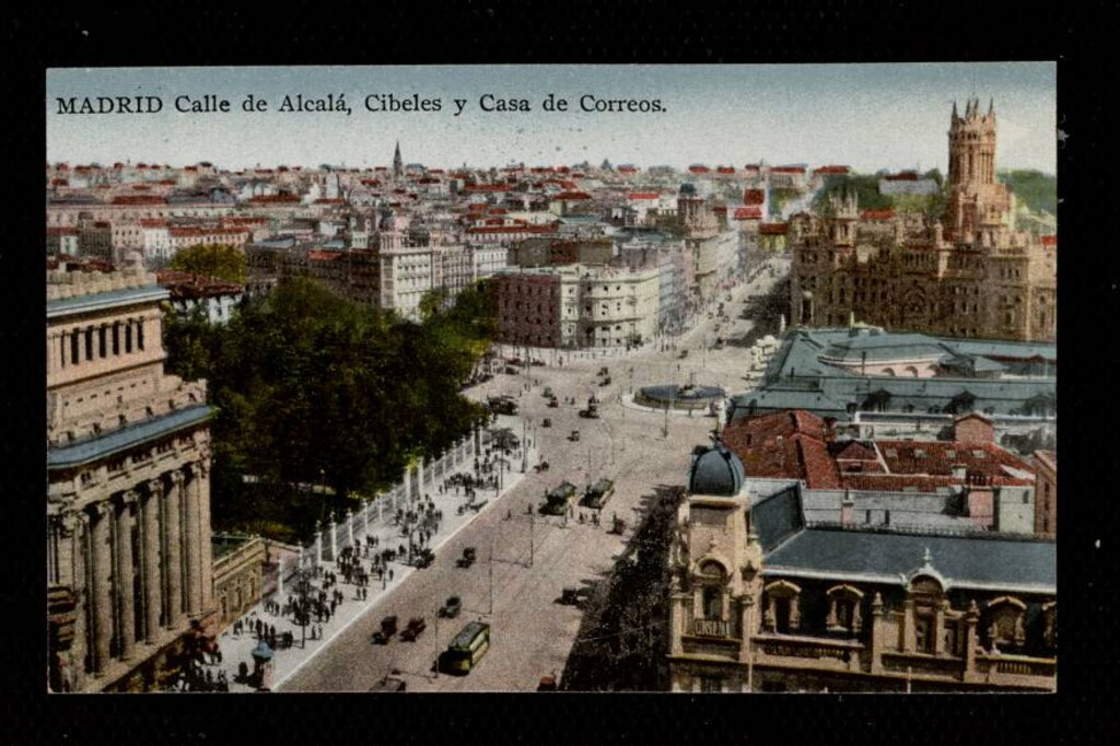 Miniatura de Calle de Alcalá, La Cibeles y Casa de Correos