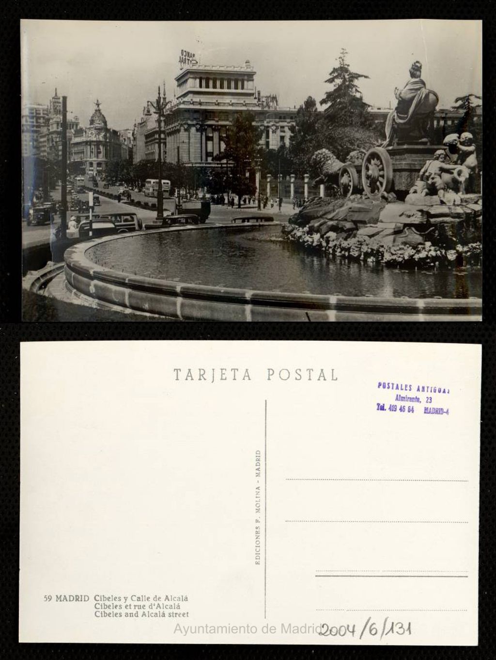 Miniatura de Cibeles y Calle de Alcalá