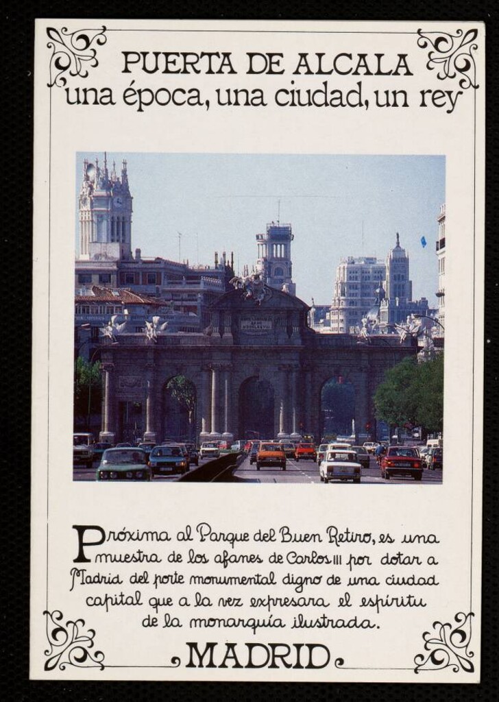 Miniatura de Puerta de Alcalá, una época, una ciudad, un rey.