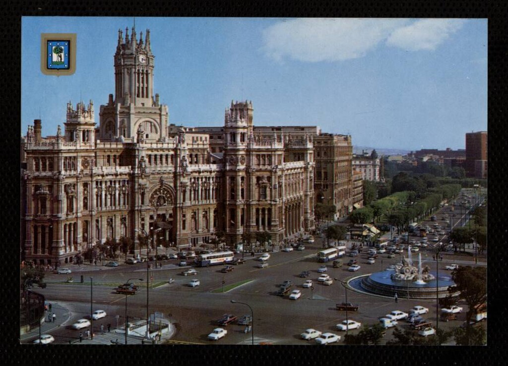 Miniatura de La Cibeles, Palacio de Comunicaciones y Paseo del Prado