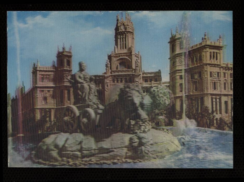 Miniatura de La Cibeles y Palacio de Comunicaciones