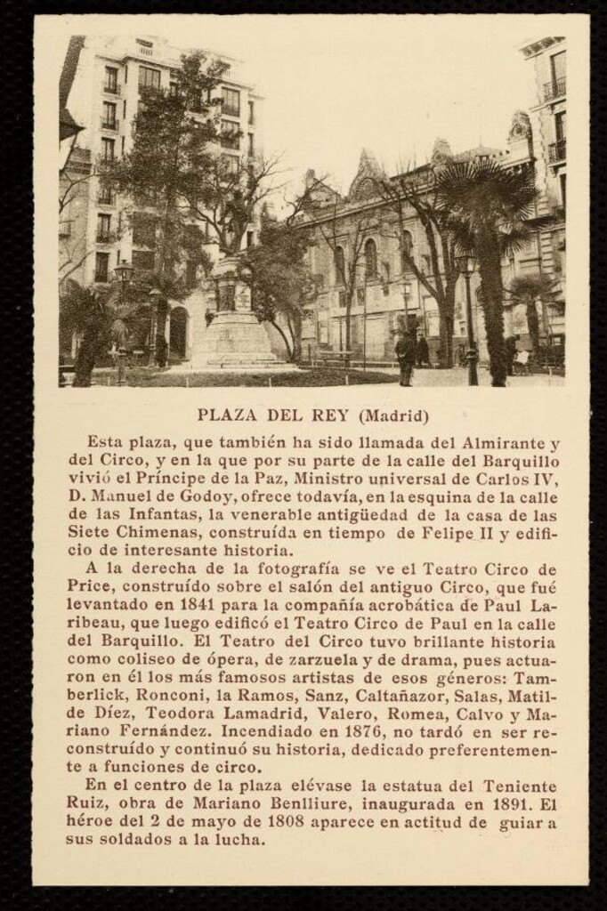 Miniatura de Plaza del Rey