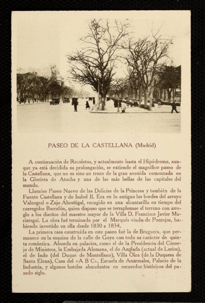 Miniatura de Paseo de la Castellana