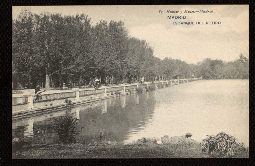 Miniatura de El Retiro. Estanque