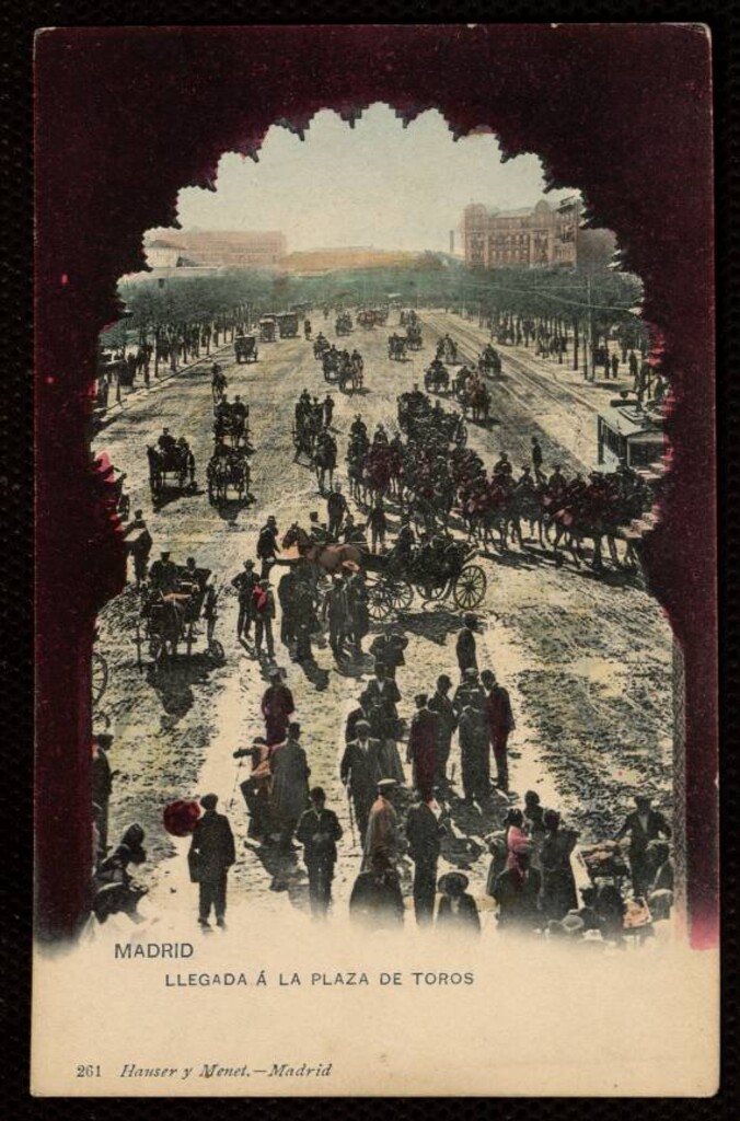 Miniatura de Llegada a la Plaza de Toros