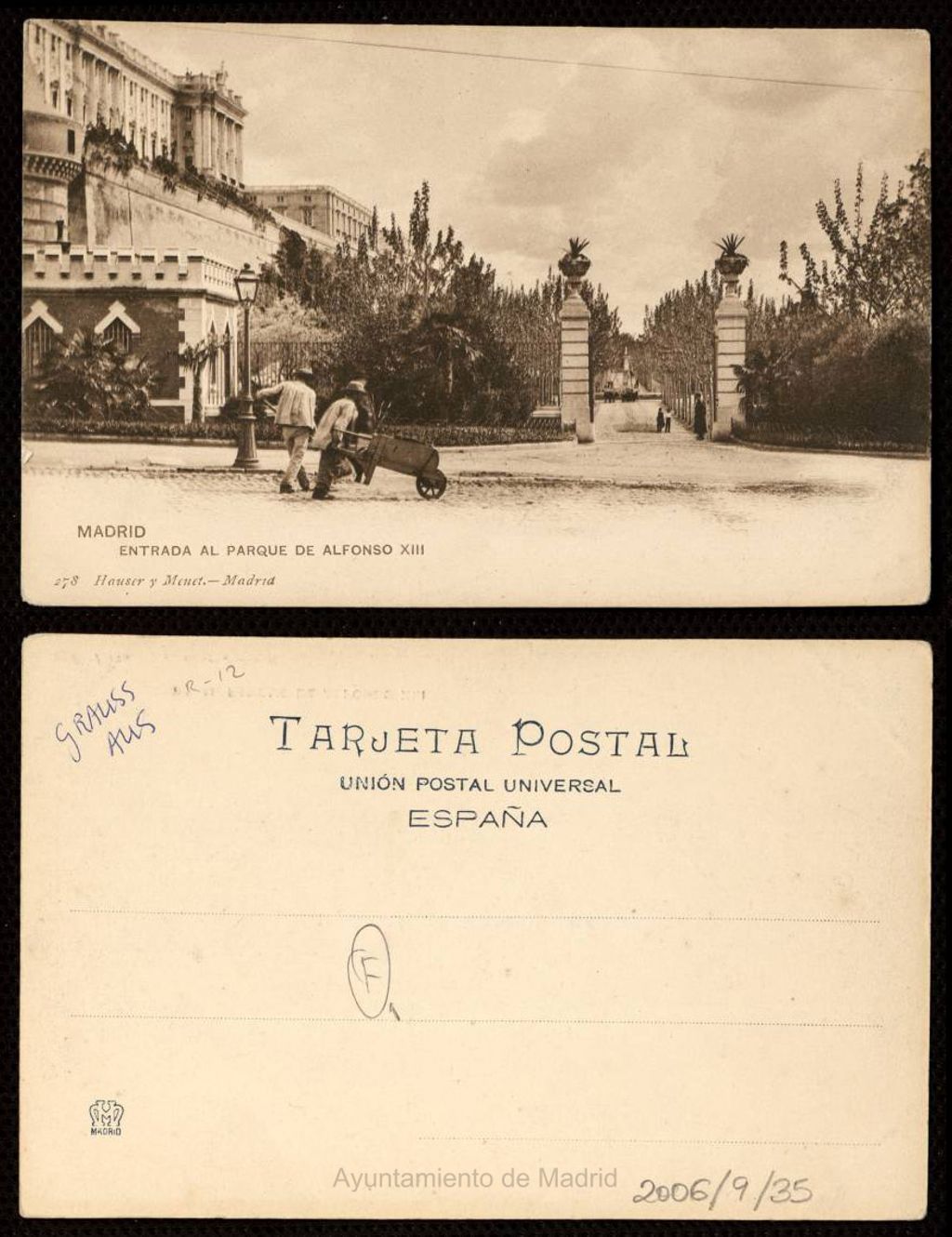 Miniatura de Entrada al Parque de Alfonso XIII