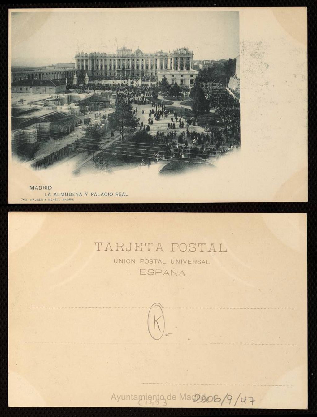 Miniatura de La Almudena y Palacio Real
