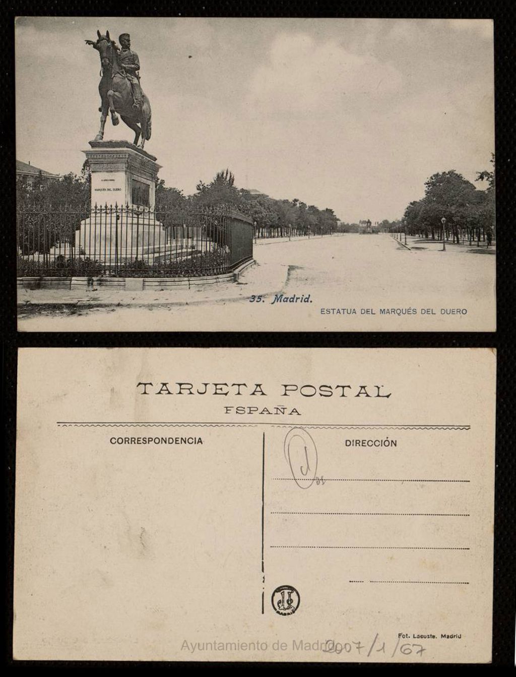 Miniatura de Estatua del Marqués del Duero