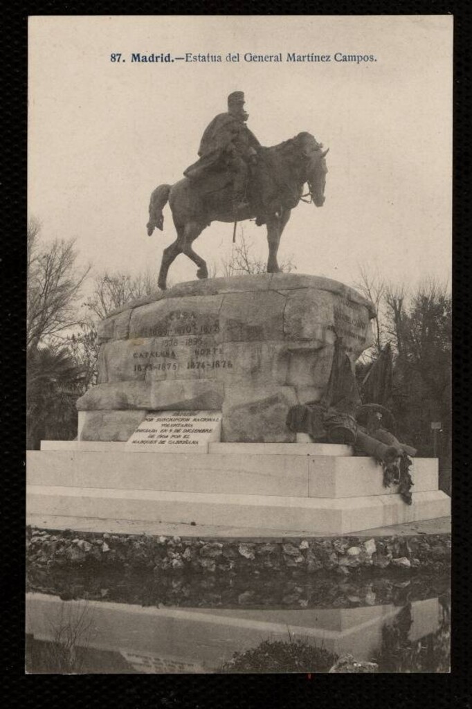 Miniatura de Estatua del General Martínez Campos
