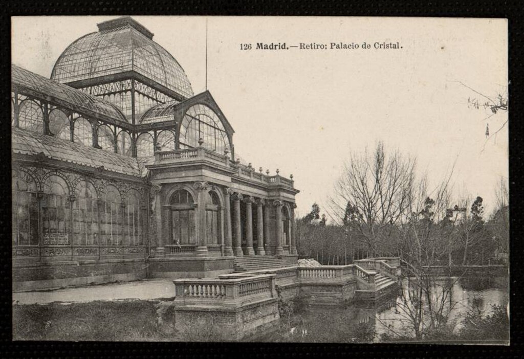 Miniatura de El Retiro. Palacio de Cristal